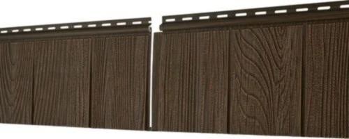 Фасадная панель Ю-Пласт S-Lock Щепа Каштан купить в Нарткале