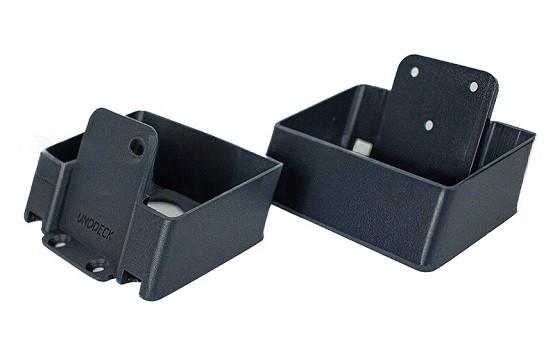 Крепления перил наклонное из алюминия GardenParkett Графит купить в Нарткале