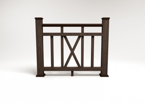 Ограждение из ДПК FG6 венге купить в Нарткале