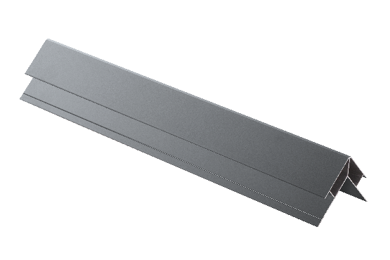 Угловой элемент наружный, алюминиевый, серый купить в Нарткале