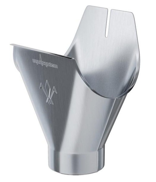 Водосток Aquasistem, Система 125x90 - Воронка желоба оцинковка купить в Нарткале