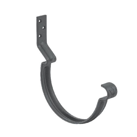 Водосток Aquasistem, Система 150/100 - Крюк крепления желоба короткий RR 23 Маренго matt купить в Нарткале