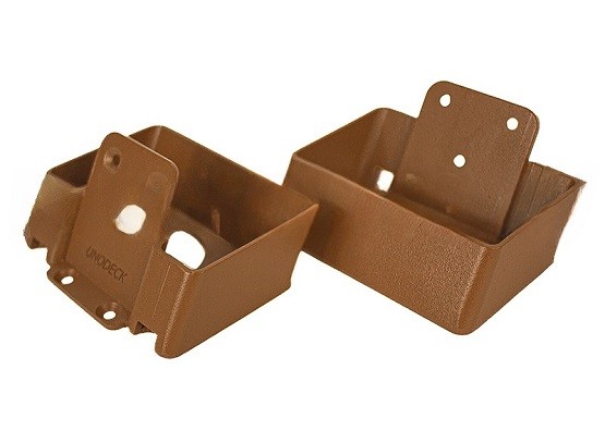 Крепления перил наклонное из алюминия GardenParkett Орех купить в Нарткале