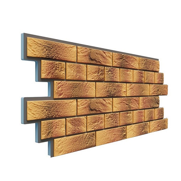 Фасадная термопанель Доломит Венецианский кирпич 20 мм Нарва купить в Нарткале