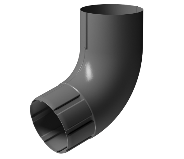 Колено 72° D90 Döcke STAL PREMIUM Графит, (RAL 7024) купить в Нарткале