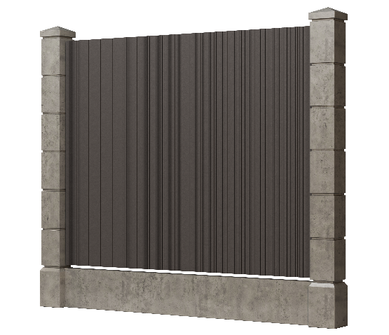 Заборная доска GRINDERDECO, ДПК, тиснение "дуб" Асфальт купить в Нарткале