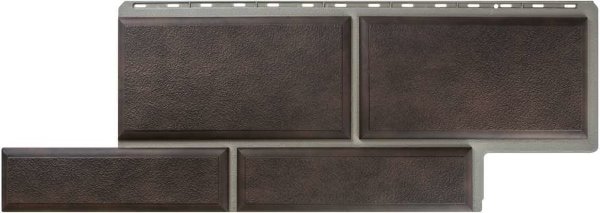 Фасадная панель камень Флорентийский коричневый купить в Нарткале