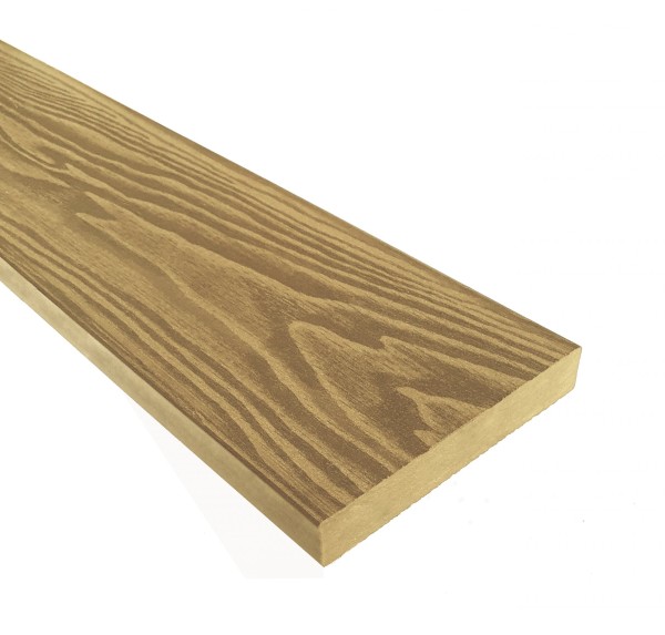 Террасная доска из ДПК Terrapol Смарт 3D Полнотелая без паза Дуб Севилья купить в Нарткале