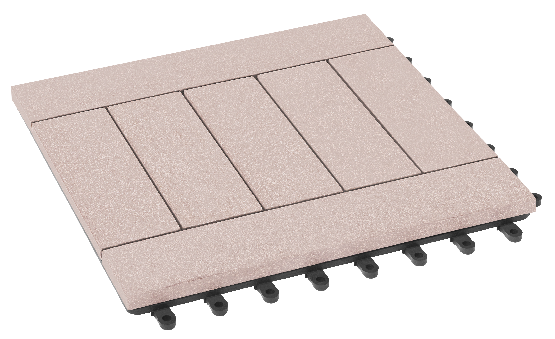 Модульный паркет ДПК GRINDERDECO Комфорт 5 Выбеленный дуб купить в Нарткале