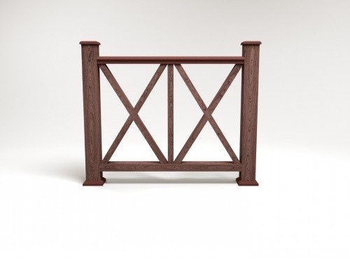 Ограждение из ДПК FG7 шоколад купить в Нарткале