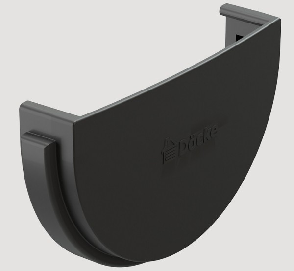 Заглушка желоба ПВХ Docke STANDART серый купить в Нарткале