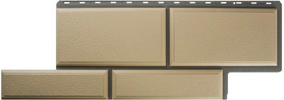 Фасадная панель камень Флорентийский слоновая кость