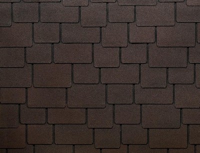 Гибкая черепица Docke, Lux, Саппоро, Зрелый каштан