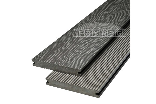 Террасная доска из ДПК Faynag Premium Massive 3D — Графит купить в Нарткале