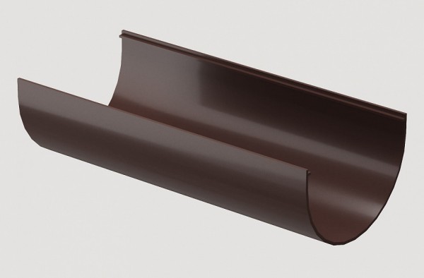 Желоб водосточный ПВХ Docke STANDART Тёмно-коричневый купить в Нарткале