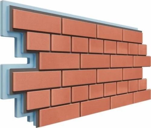 Термопанели Доломит Кирпич 40 мм Красный купить в Нарткале