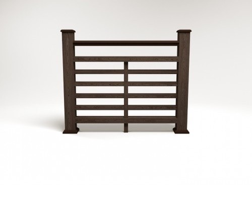 Ограждение из ДПК FG4 венге купить в Нарткале