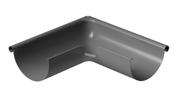 Угол внешний 90° D125 Döcke STAL PREMIUM Графит, (RAL 7024) купить в Нарткале