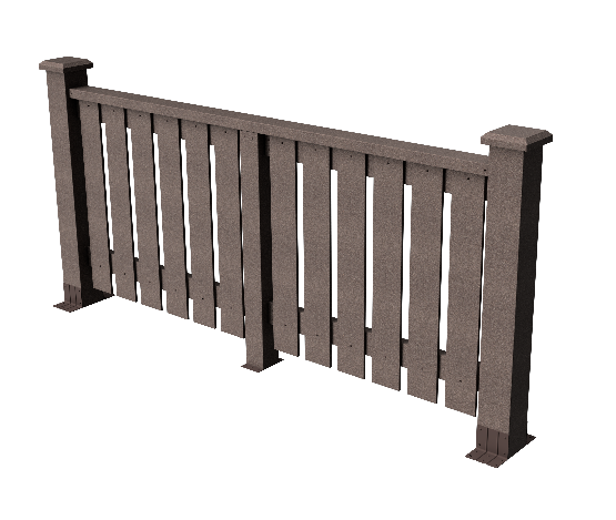 Ограждения декоративное ДПК GRINDERDECO Вилидж венге купить в Нарткале