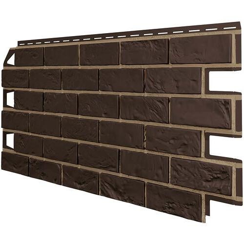 Фасадные панели ТЕХНОНИКОЛЬ Оптима Кирпич Тёмно-коричневый купить в Нарткале