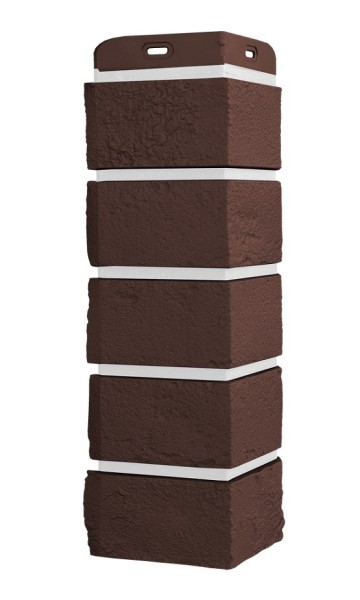 Угол Grand Line состаренный кирпич Элит каштан, ШОВ белай купить в Нарткале