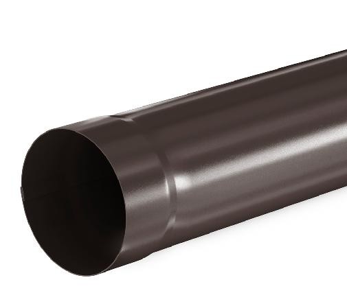 Водосток Aquasistem, система 150/100 - Труба водосточная 3.00м RR 32 Тёмно Коричневый купить в Нарткале