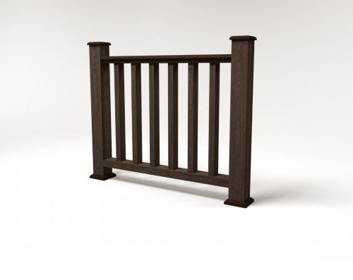 Ограждение из ДПК FG5 венге купить в Нарткале