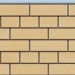 Термопанели Доломит Кирпич 40 мм Жёлтый купить в Нарткале