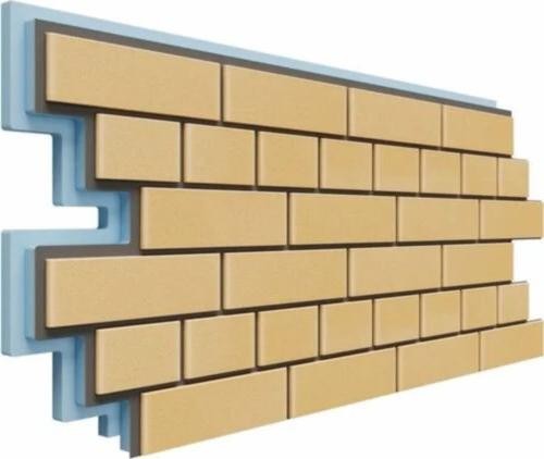 Термопанели Доломит Кирпич 40 мм Жёлтый купить в Нарткале