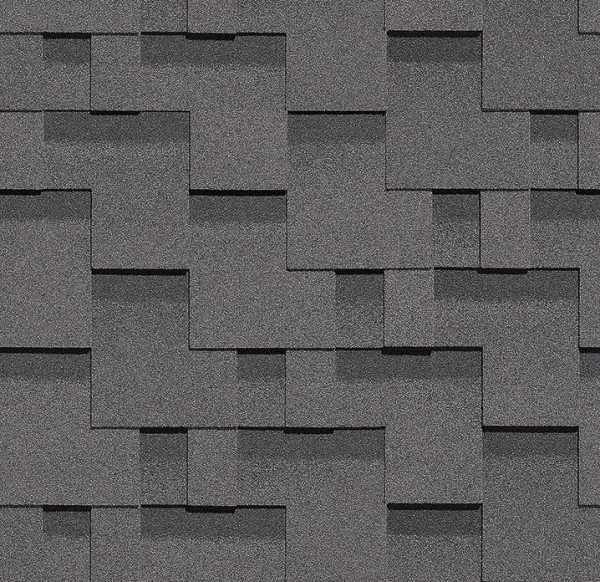 Гибкая черепица Docke, коллекция Тетрис – Серый купить в Нарткале