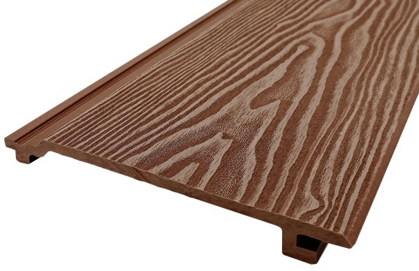 Сайдинг Darvolex 185x19x3000мм, 3D тиснение Коричневый купить в Нарткале