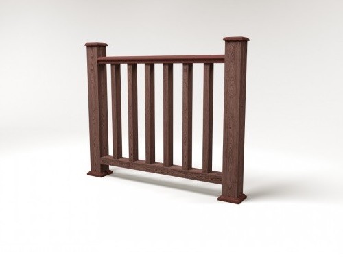 Ограждение из ДПК FG5 шоколад купить в Нарткале