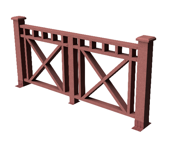 Ограждения декоративное ДПК GRINDERDECO Виктория мербау купить в Нарткале