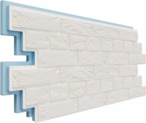 Термосайдинг Доломит Венецианский Кирпич 40 мм Белоснежный купить в Нарткале