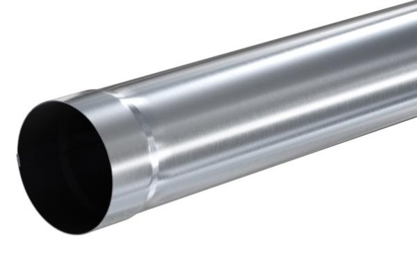 Водосток Aquasistem, Система 125x90 - Соединительная труба 1 метр оцинковка купить в Нарткале