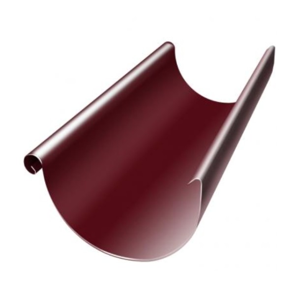 Водосток Grand Line 125x90 – Полукруглый желоб 3 метра RAL 3005 купить в Нарткале