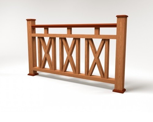 Ограждение из ДПК FG3 терракот купить в Нарткале