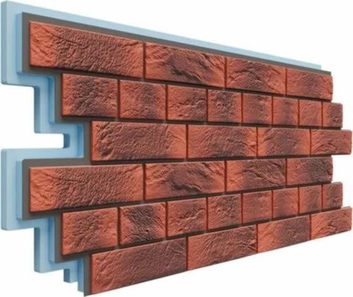 Термосайдинг Доломит Венецианский Кирпич 40 мм Корса купить в Нарткале