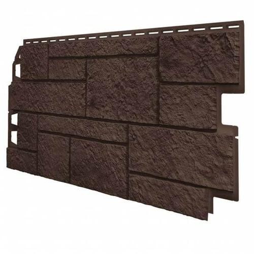 Фасадные панели ТЕХНОНИКОЛЬ Оптима Песчаник Тёмно-коричневый купить в Нарткале