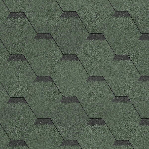 Гибкая черепица Shinglas, серия Ультра, коллекция Самба – Малахит купить в Нарткале