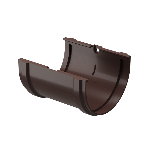 Соединитель желоба Docke Premium ПВХ - Шоколад купить в Нарткале