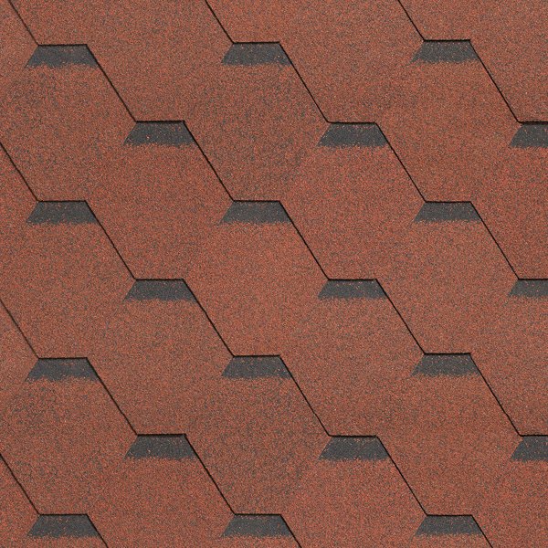 Гибкая черепица Shinglas, серия Ультра, коллекция Самба – Рубин купить в Нарткале