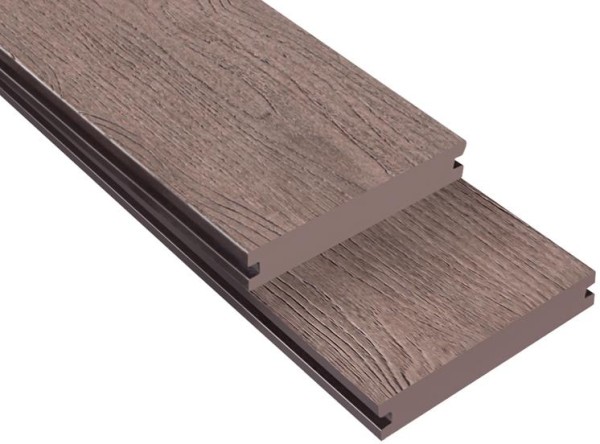 Террасная доска ДПК Outdoor 3D полнотелая NEVADA/CALIFORNIA BROWN коричневая микс купить в Нарткале