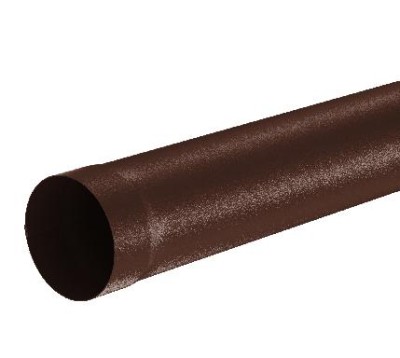 Водосток Aquasistem, Система 150/100 - Труба водосточная 3.00м RAL 8017 Коричневый matt