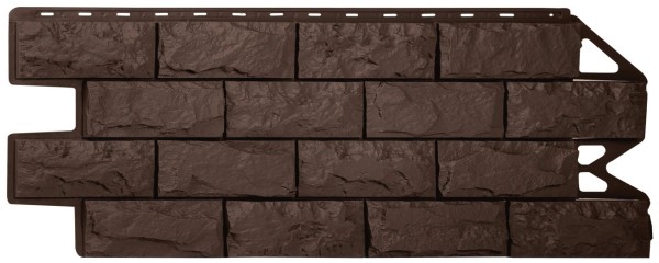 Фасадная панель Альта-Профиль Фагот ЭКО Коричневый купить в Нарткале