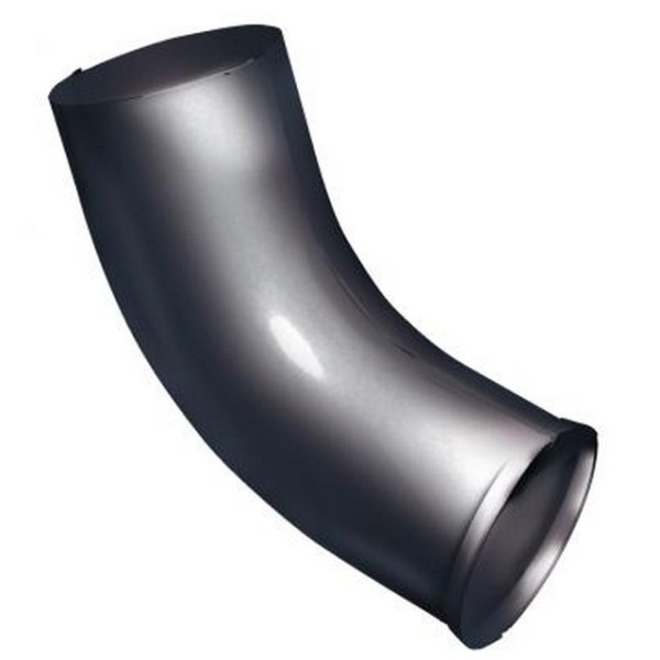 Водосток Grand Line 125x90 – Колено сливное RAL 7024 купить в Нарткале