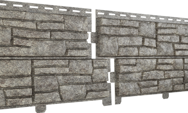 Фасадная панель Ю-пласт Стоун хаус сланец Бежевый купить в Нарткале