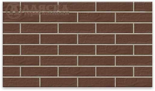 Фасадные Термопанели Аляска Braun Rustic купить в Нарткале