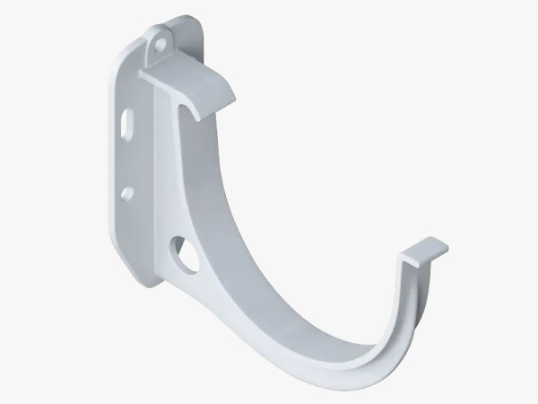 Водосток Альта-Профиль ПВХ – Кронштейн желоба водосточный (белый) купить в Нарткале