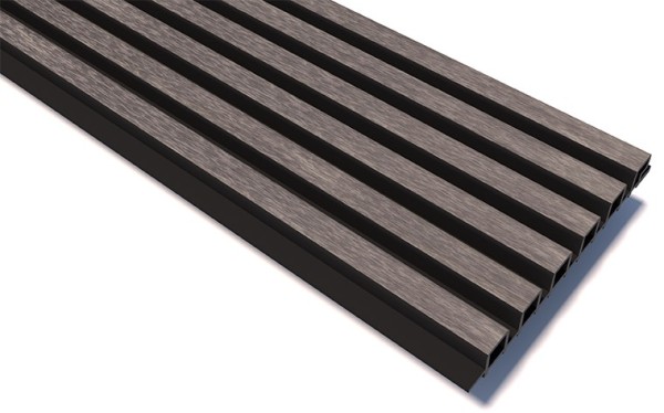 Реечные панели WOODVEX Lines Ultra Smoke gray купить в Нарткале